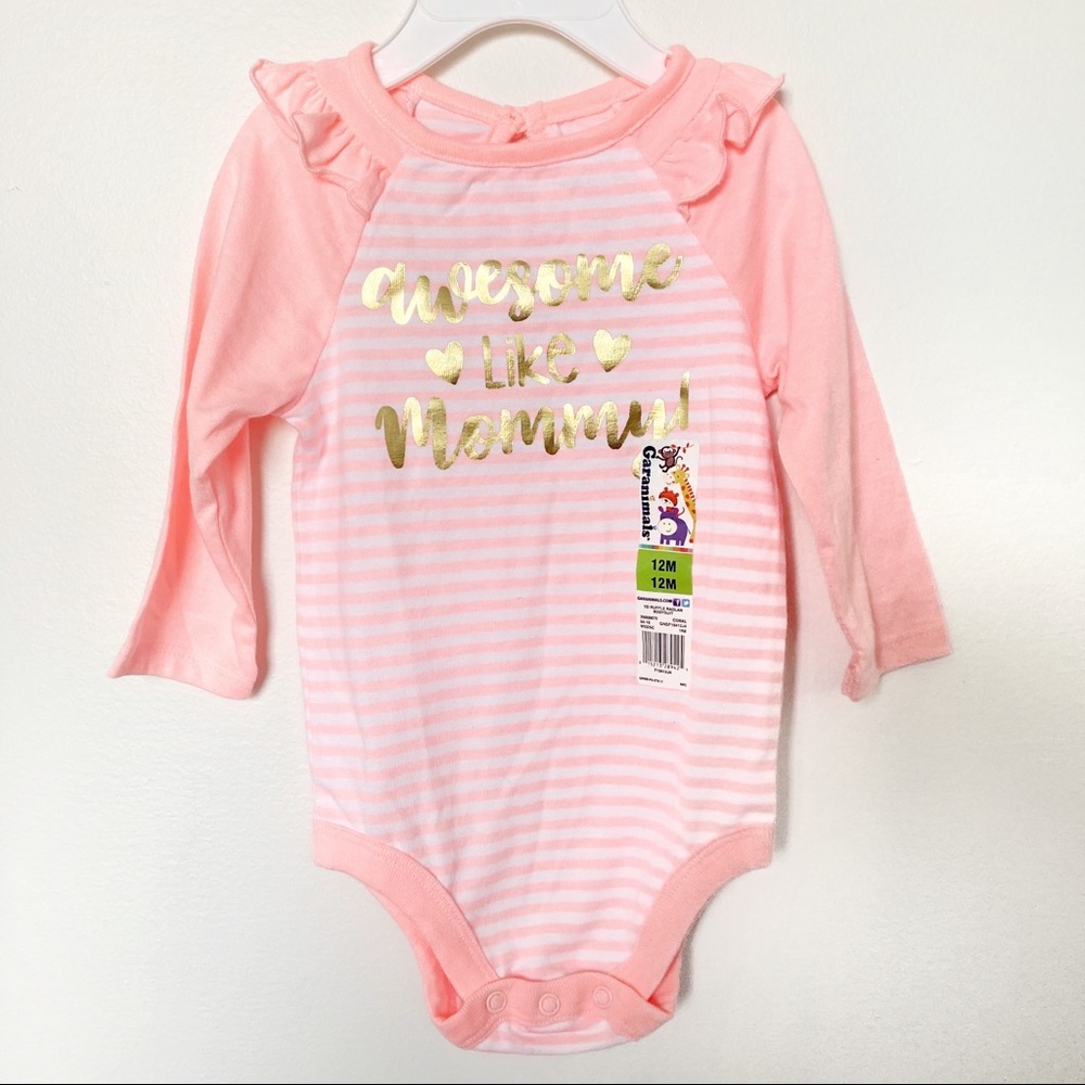 2/$20 Set of 2 Garanimals long sleeved onesies